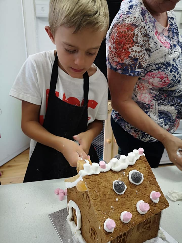 A young chef hard at work