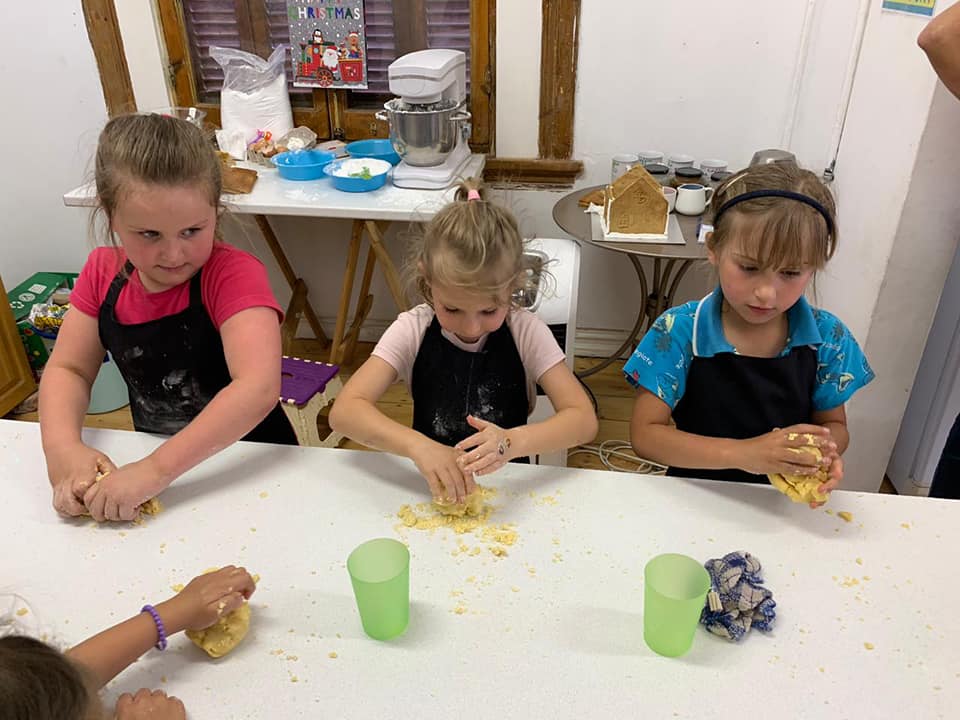 Little chefs at the table with their treats
