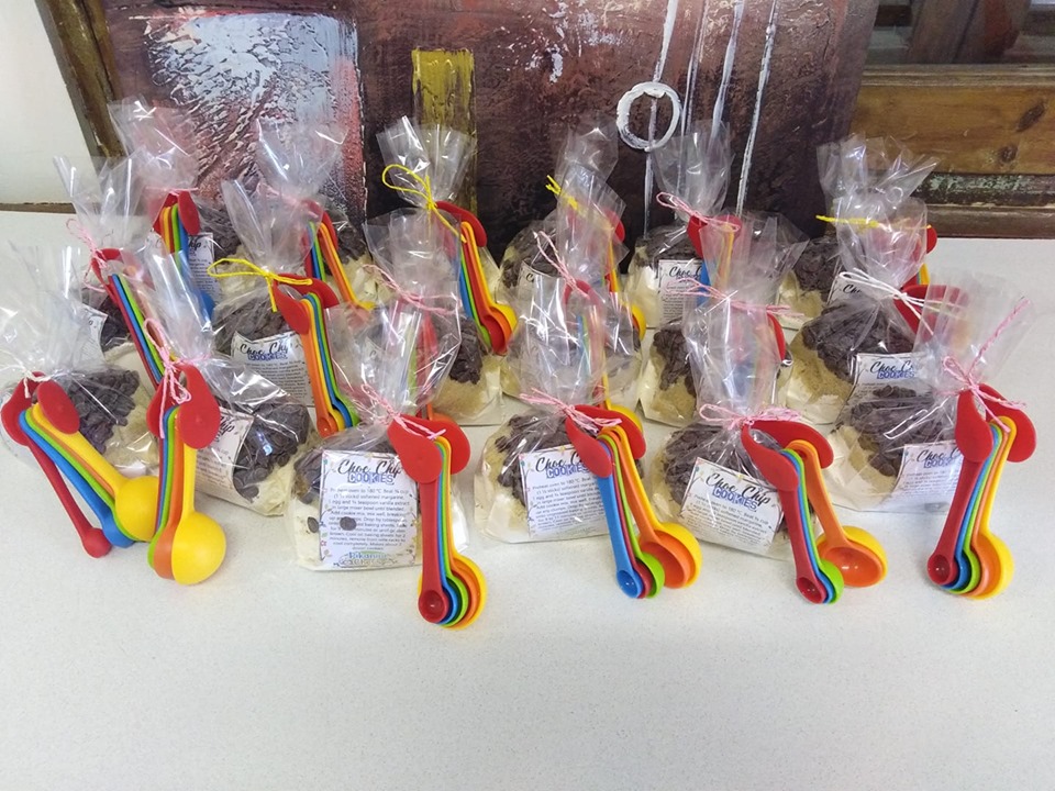 Choc chip cookies baked from the Pikanini Chefs kit